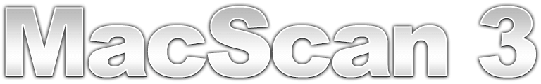 MacScan 3 Typeface logo