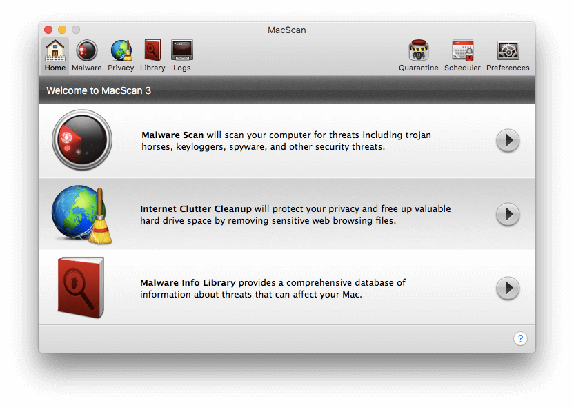 mac os x virus scan