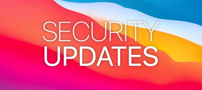 Security fixes for macOS, iOS and more in Apple updates