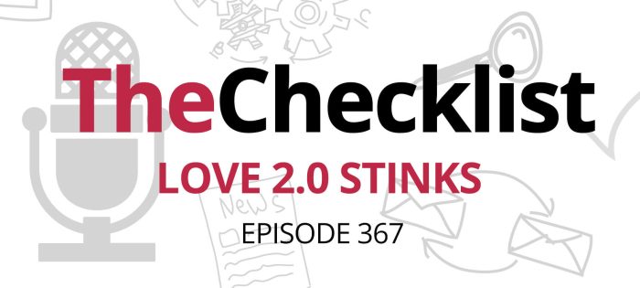 Checklist 367: Love 2.0 Stinks