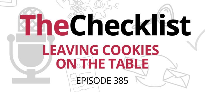 Checklist 385: Leaving Cookies on the Table