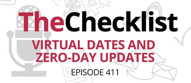Virtual Dates and Zero-Day Updates written in red text on a white background