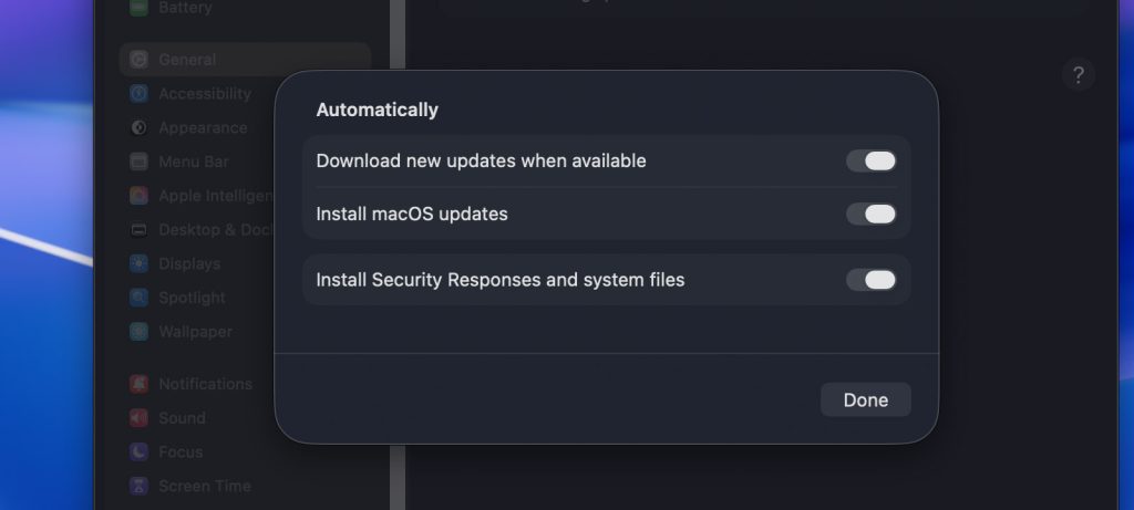Enabling automatic updates will ensure your system stays up-to-date
