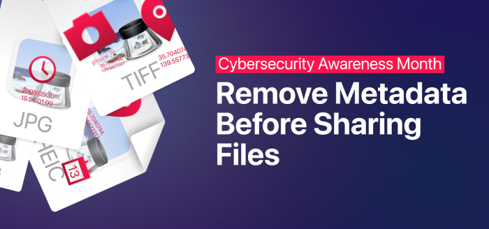 Remove Metadata Before Sharing Files